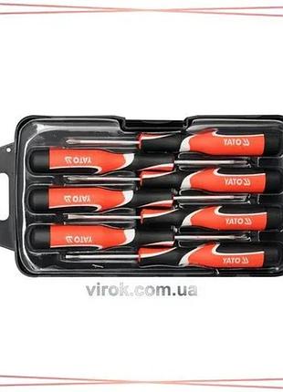 Набор прецизионных отверток yato sl2-3 мм ph2 torx3 l50 мм 7 шт для мелкого ремонта инструментов sku_yt-25863