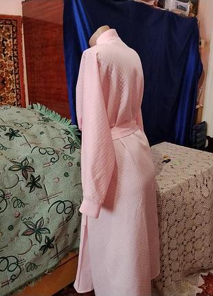 Розовый халат 3