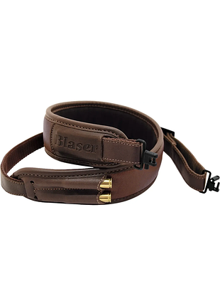 Ремінь рушничний blaser leather i коричневий