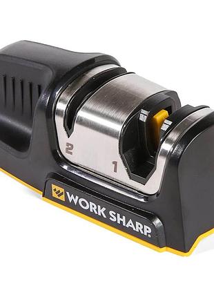 Точилка для ножів work sharp kitchen edge wsktnkes-i механічна, двоступенева, 20°, з карбідом та керамікою