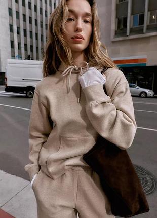 Худі zara, бежеве худі zara, базове худі zara