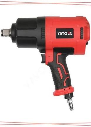 Пневматический гайковерт yato квадрат 3/4" 2300 nm 7000 об/мин для промышленных механосервисов 3,8 кг sku_yt-09575