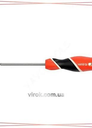 Викрутка торцевая yato torx t25 100 мм для работы с крепежом инструмент для сборки sku_yt-25958