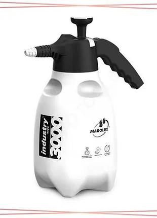 Оприскувач ручний marolex industry ergo acid line 3l 0,4mpa fpm viton 3d flex 360 для очищення поверхо sku_s084.102