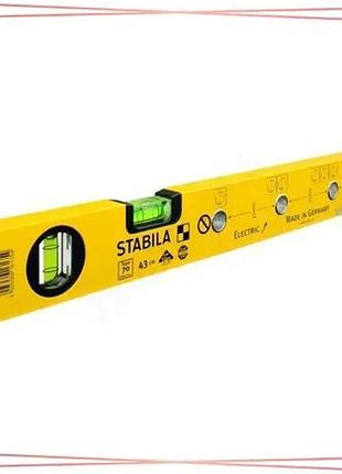 Уровень stabila type 70 electric 43 см для электромонтажников 2 капсули и ковпачки инструмент для изме sku_16135