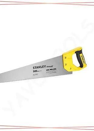 Ножівка по дереву stanley sharpcut 500мм 7 зубів для деревини різання деревини ручний інструмент sku_stht20367-1