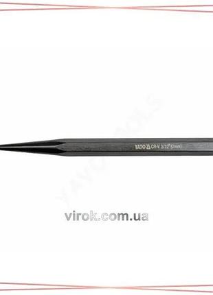Кернер слесарный yato 2x140 мм инструмент для метки отверстий в металле и дереве sku_yt-47152