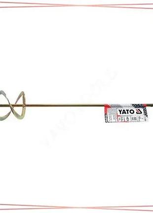 Миксер для строительных смесей yato оцинкованный ø100 x 600 мм max 10-20 кг инструмент для раствора sku_yt-5499
