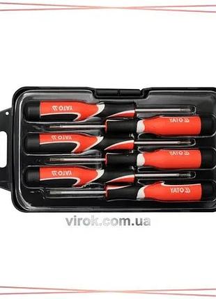 Набор прецизионных отверток yato torx t5-t10 l=50 мм 6 шт инструменты для ремонта электроники sku_yt-25862