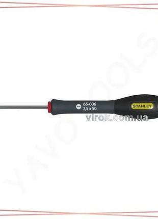 Викрутка плоская stanley fatmax sl3 х 100 мм шлицевая отвертка для работы с крепежом sku_0-65-008