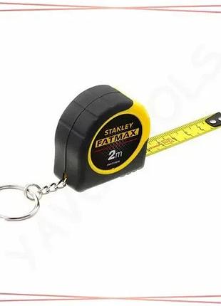 Рулетка-брелок stanley fatmax 2 м х 13 мм компактный измерительный инструмент для бытового использован sku_fmht1-33856