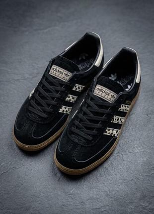 Оригінальні кросівки adidas originals  spezial "black wonder leopard" , розмір 37, матеріал замша