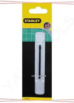 Свердло по кераміці та склу stanley ø4 мм для свердління кераміки і скла sku_sta53227-qz