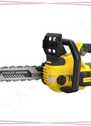 Аккумуляторная цепная пила stanley fatmax v20 30 см 18 в 4 ач с зарядным устройством 2 а для резки дер sku_sfmccs630m1-qw