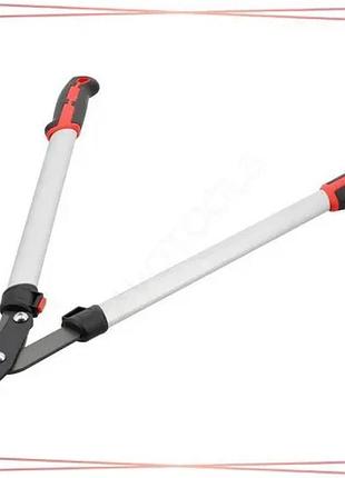 Секатор yato с переставным упором для веток до 40 мм алюминиевые ручки длина 760 мм байпасный инструме sku_yt-88293