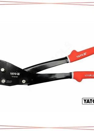Кліщі для з'єднання металевих профілів yato l=345 мм для з'єднання металевих конструкцій та профілів sku_yt-5131