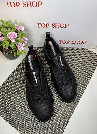 Оригинальные кроссовки кожаные ecco 8