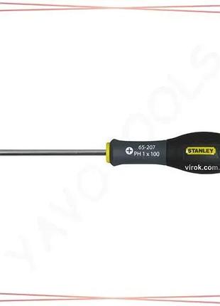 Викрутка крестовая stanley fatmax phillips ph2 х 125 мм инструмент для сборки и ремонта sku_0-65-209