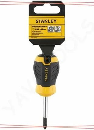 Викрутка хрестова stanley cushion grip ph2 x 45mm для монтажних робіт інструмент для ремонту sku_stht16157-0