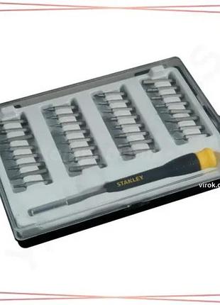 Викрутка с насадками stanley 17 шт sl ph hex torx в футляре набор для сборки и ремонта инструмент sku_stht0-62633