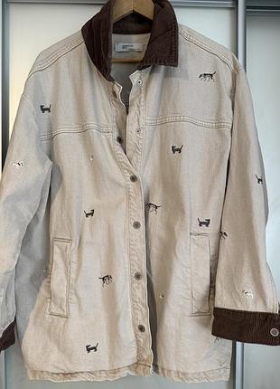 Reserved denim, куртка великого розміру xl,