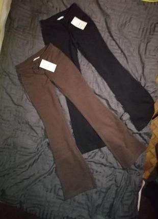 Брюки клеш zara новые