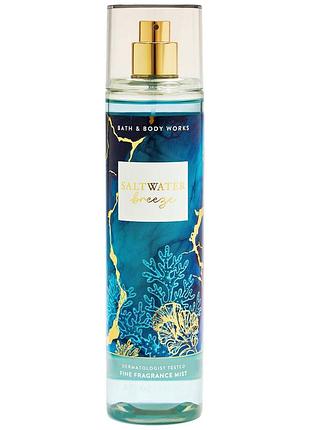 Парфумований спрей для тіла bath & body works saltwater breeze mist