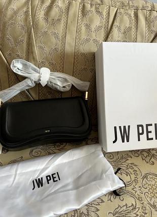 Нова оригінальна сумка jw pei чорного кольору. з біркою, фірмовим пилозахисним чохлом та коробкою. не носилася, без дефектів.