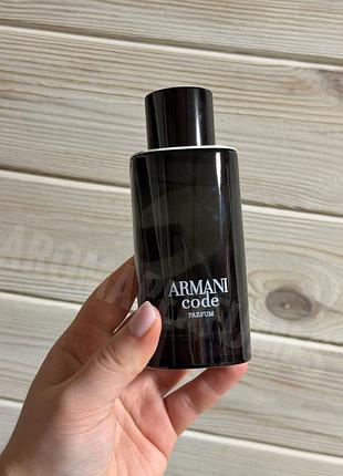 Чоловічий тестер giorgio armani code parfum 125ml армані код парфум 2