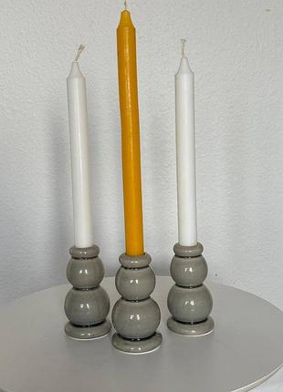 Керамические подсвечники (3шт), данные