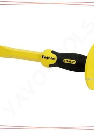Зубило по металлу stanley fatmax 305мм жало 25мм инструмент для работы с металлом резец sku_4-18-332