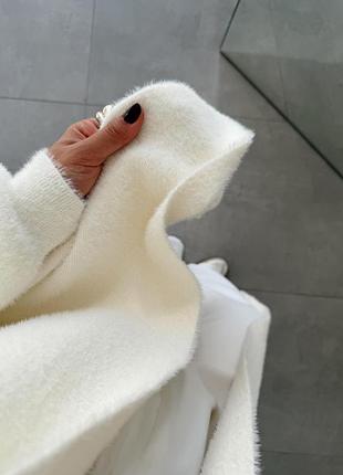 Накладной платеж ❤ турецкий оверсайз удлиненный кардиган меди пушистый травка