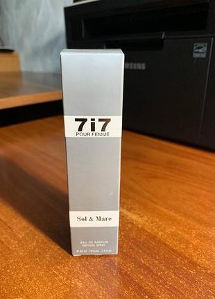 Парфюмированная вода 7i7 pour femme от sol & mare