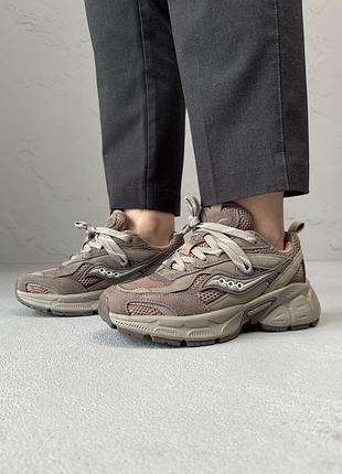 Кроссовки женские saucony 2k cavalry brown
