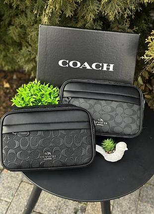 Сумка через плечо coach / сумка коач / кросс боди coach