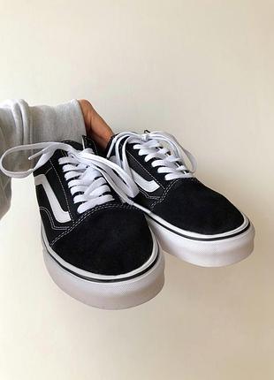 Кеды женские vans old skool black/white 3