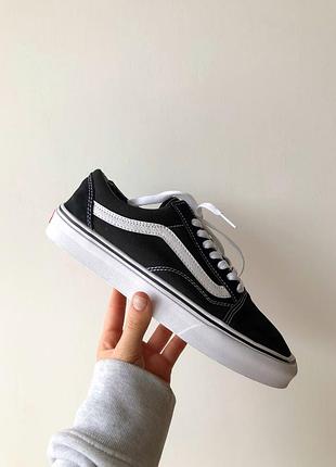 Кеды женские vans old skool black/white