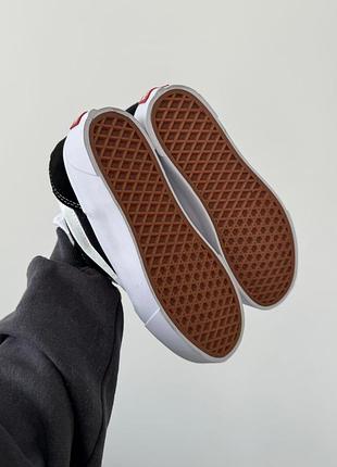 Кеди жіночі vans knu skool platform black/white 9