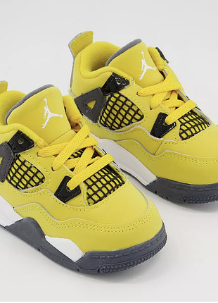 Шкіряні демі кросівки air jordan 4 retro, оригінал, р-р 27, уст 17 см