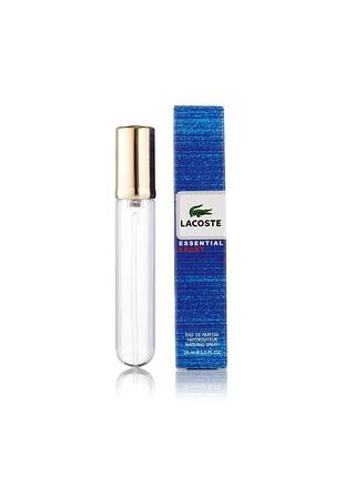 Мужской парфюм ручка lacoste essential sport 20 мл (синие)