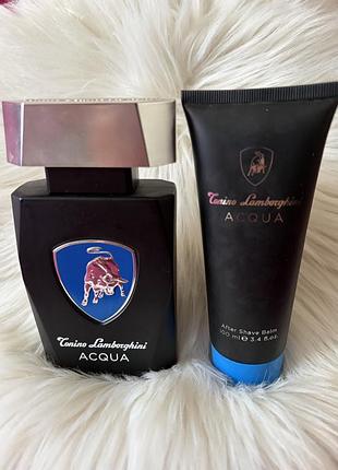 Tonino lamborghini acqua чоловіча туалетна вода + бальзам після гоління, залишок прибл. 80%
