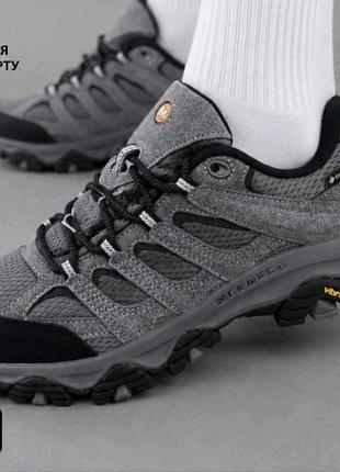 Термо-кроссовки merrell 36, 37, 38, 39, 40, 41. серы, черни и коричневые.