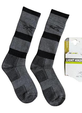 Термоноски arc'teryx light hiker tri layer 39-44(р) серые 4