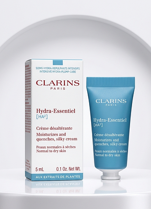 Зволожувальний крем для обличчя clarins hydra-essentiel [ha²], 5 мл