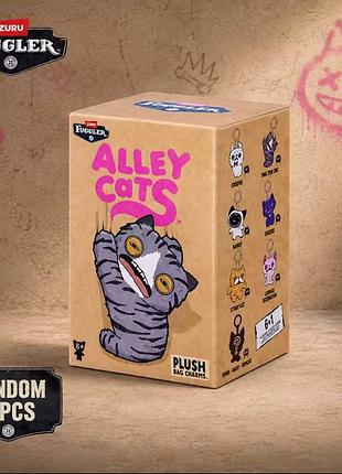 М'яка іграшка-сюрприз fuggler alley cat , fuggler фуглер фаглер мягкие брелки серия alley cats бродячие котик