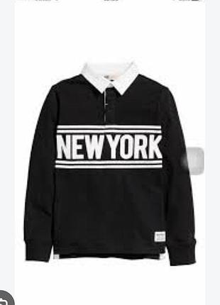Рубашка поло h&amp;m 14 лет-164/170см