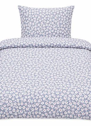 Комплект постільної білизни 140×200 + 65×65 см, квітковий принт —livarno home renforcé cvc flowers