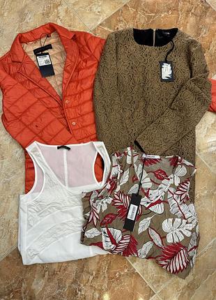 Лот 4 од. італійського одягу trussardi, marina yachting, caractere (xs-s) нові з бірками