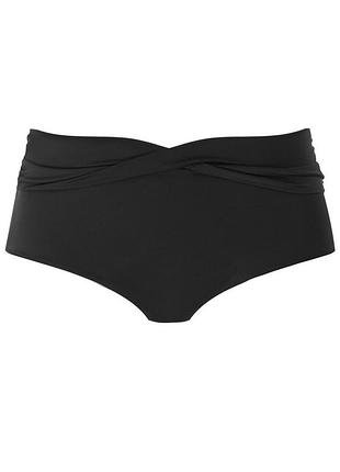 Плавки жіночі elomi magnetic 7196 чорні висока посадка plus size еластичні комфортні для пляжу 24/5xl black (zik0000031231)
