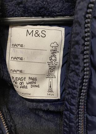 Куртка для дівчинки демісезонна, m&s, 5-6 років 4